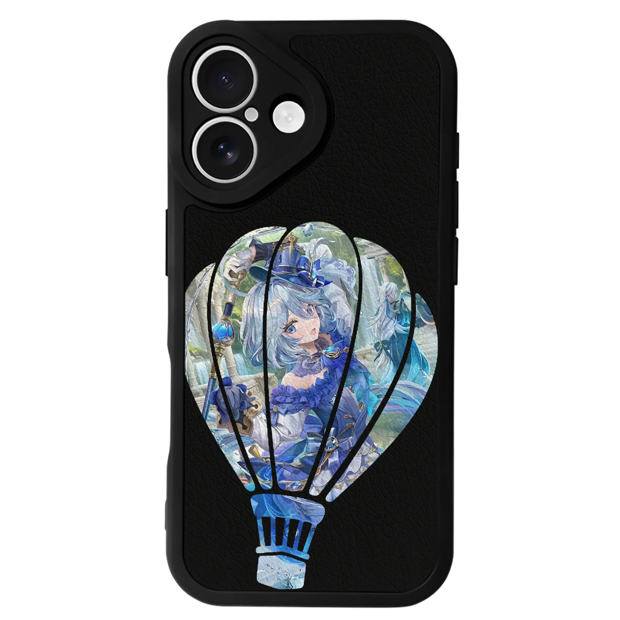 原 神 グッズ フリーナ - IPhone 16シリーズ対応 ・ シリコンスマホケース ・ レザー調 ・ 高精度フィット ・ 耐衝撃 ・ ワイヤレス充電対応 ・ 精密カット